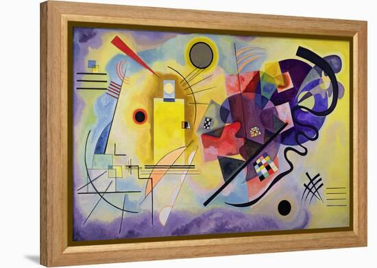 Yellow, Red, Blue, 1925 (Oil on Canvas)-Wassily Kandinsky-Framed Premier Image Canvas