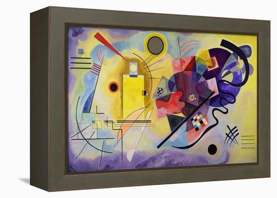 Yellow, Red, Blue, 1925 (Oil on Canvas)-Wassily Kandinsky-Framed Premier Image Canvas