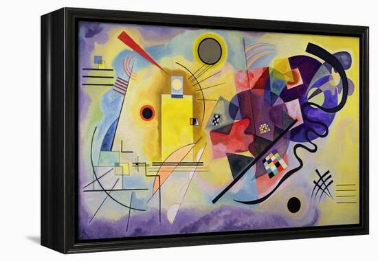 Yellow, Red, Blue, 1925 (Oil on Canvas)-Wassily Kandinsky-Framed Premier Image Canvas