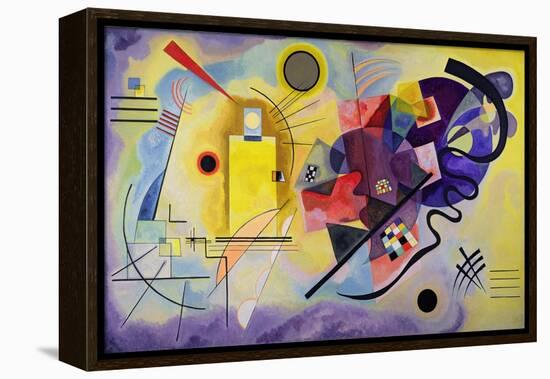 Yellow, Red, Blue, 1925 (Oil on Canvas)-Wassily Kandinsky-Framed Premier Image Canvas