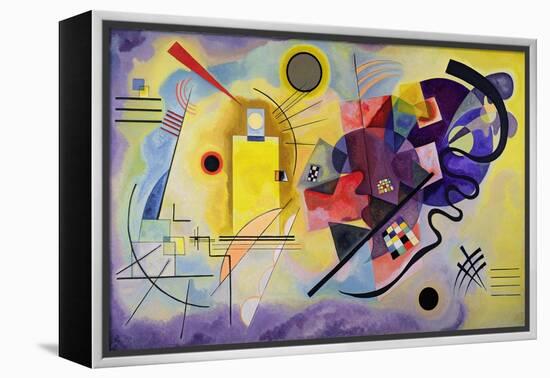 Yellow, Red, Blue, 1925 (Oil on Canvas)-Wassily Kandinsky-Framed Premier Image Canvas