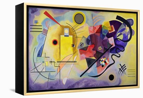 Yellow, Red, Blue, 1925 (Oil on Canvas)-Wassily Kandinsky-Framed Premier Image Canvas