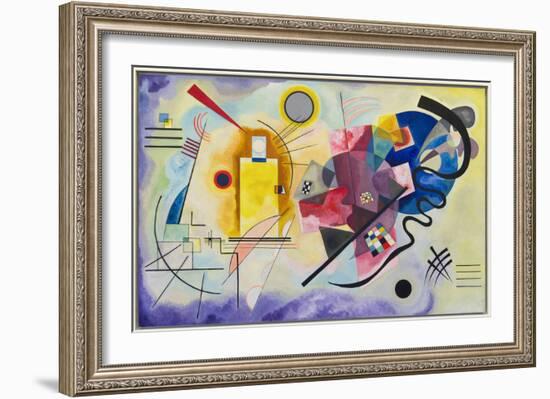 Yellow-Red-Blue (1925)-Wassily Kandinsky-Framed Art Print