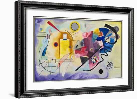 Yellow-Red-Blue (1925)-Wassily Kandinsky-Framed Art Print