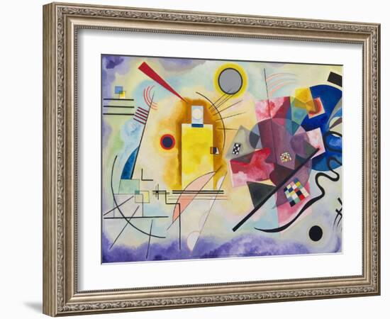 Yellow-Red-Blue, 1925-Wassily Kandinsky-Framed Art Print