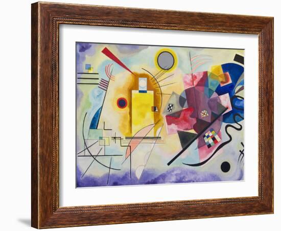 Yellow-Red-Blue, 1925-Wassily Kandinsky-Framed Art Print