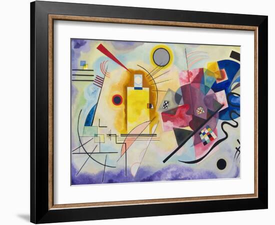 Yellow-Red-Blue, 1925-Wassily Kandinsky-Framed Art Print