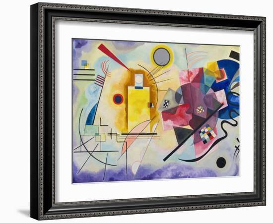 Yellow-Red-Blue, 1925-Wassily Kandinsky-Framed Art Print