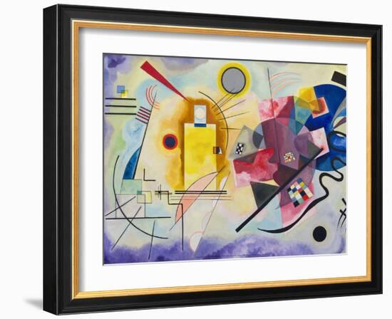 Yellow-Red-Blue, 1925-Wassily Kandinsky-Framed Art Print