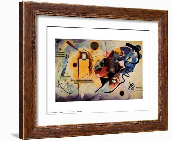 Yellow Red Blue, c.1925-Wassily Kandinsky-Framed Art Print