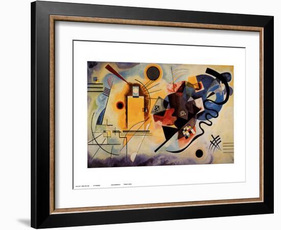 Yellow Red Blue, c.1925-Wassily Kandinsky-Framed Art Print