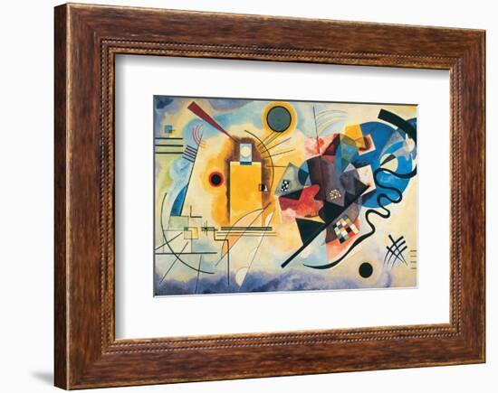 Yellow Red Blue, c.1925-Wassily Kandinsky-Framed Premium Giclee Print