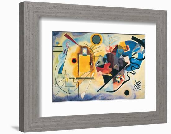 Yellow Red Blue, c.1925-Wassily Kandinsky-Framed Premium Giclee Print