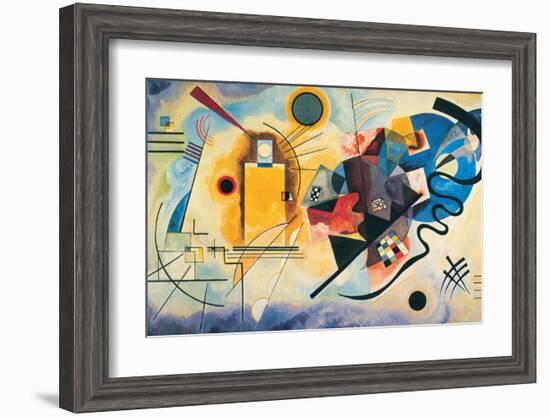 Yellow Red Blue, c.1925-Wassily Kandinsky-Framed Premium Giclee Print