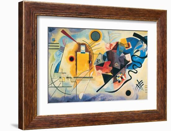 Yellow Red Blue, c.1925-Wassily Kandinsky-Framed Premium Giclee Print