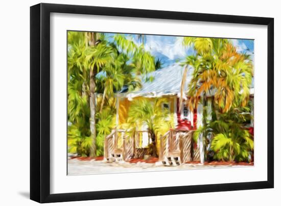 Yellow & Red - In the Style of Oil Painting-Philippe Hugonnard-Framed Giclee Print