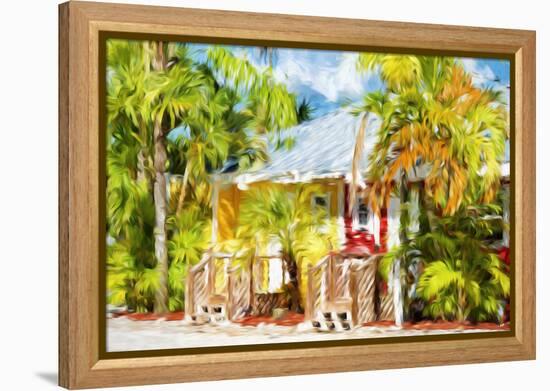 Yellow & Red - In the Style of Oil Painting-Philippe Hugonnard-Framed Premier Image Canvas