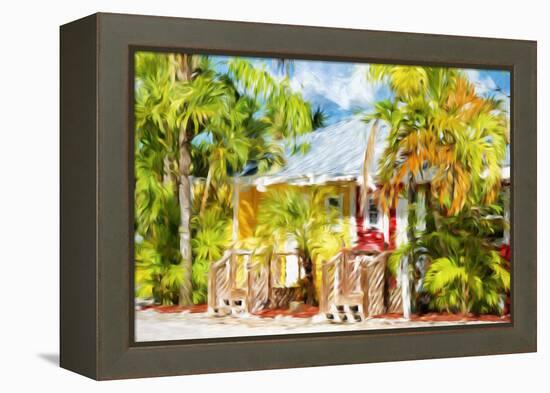 Yellow & Red - In the Style of Oil Painting-Philippe Hugonnard-Framed Premier Image Canvas