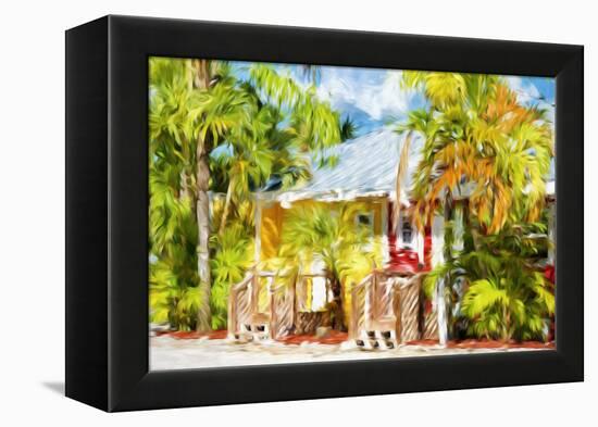 Yellow & Red - In the Style of Oil Painting-Philippe Hugonnard-Framed Premier Image Canvas