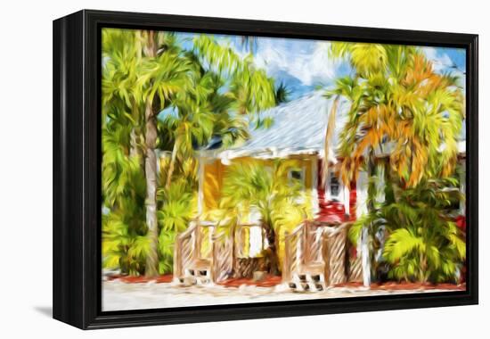 Yellow & Red - In the Style of Oil Painting-Philippe Hugonnard-Framed Premier Image Canvas