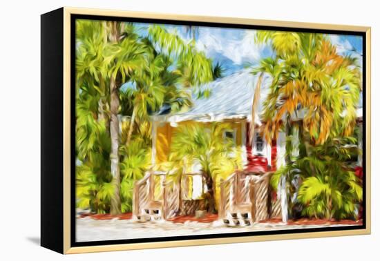 Yellow & Red - In the Style of Oil Painting-Philippe Hugonnard-Framed Premier Image Canvas