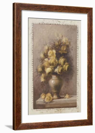 Yellow Rose Bouquet-Cheovan-Framed Art Print