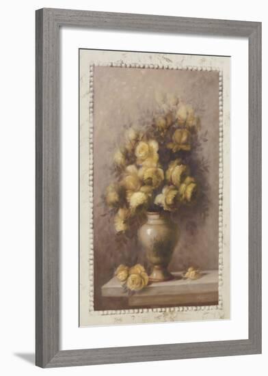 Yellow Rose Bouquet-Cheovan-Framed Art Print