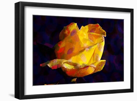 Yellow Rose-Scott J. Davis-Framed Giclee Print