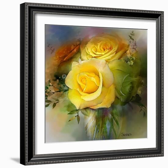 Yellow Rose-Skarlett-Framed Giclee Print