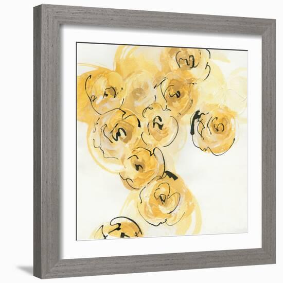 Yellow Roses Anew I-Chris Paschke-Framed Art Print