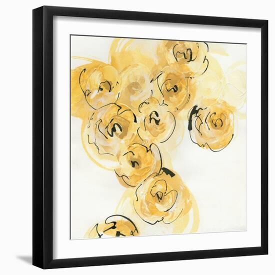 Yellow Roses Anew I-Chris Paschke-Framed Art Print