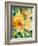 Yellow Roses Garden-Lanie Loreth-Framed Art Print