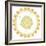 Yellow Roses Round-Maria Trad-Framed Giclee Print