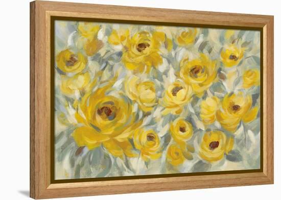 Yellow Roses-Silvia Vassileva-Framed Stretched Canvas