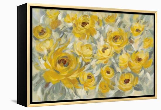 Yellow Roses-Silvia Vassileva-Framed Stretched Canvas