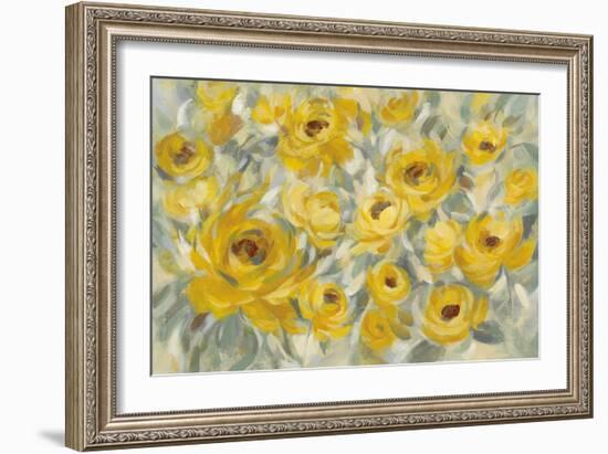 Yellow Roses-Silvia Vassileva-Framed Art Print