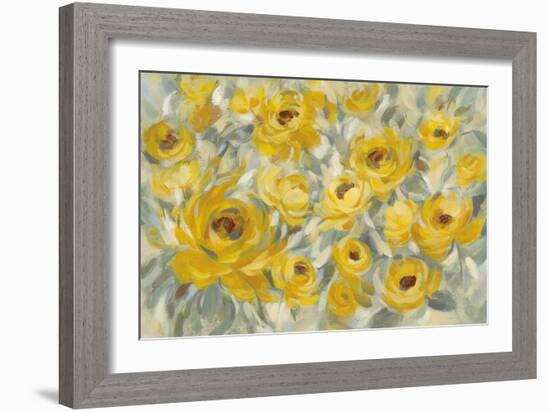 Yellow Roses-Silvia Vassileva-Framed Art Print