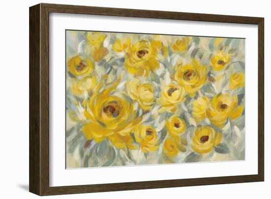 Yellow Roses-Silvia Vassileva-Framed Art Print