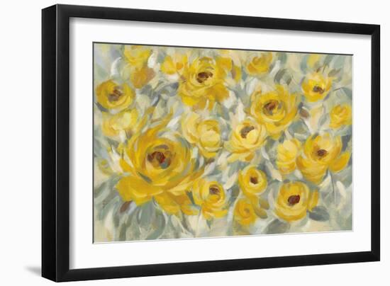 Yellow Roses-Silvia Vassileva-Framed Art Print