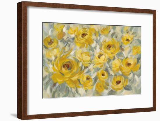 Yellow Roses-Silvia Vassileva-Framed Art Print