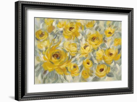 Yellow Roses-Silvia Vassileva-Framed Art Print