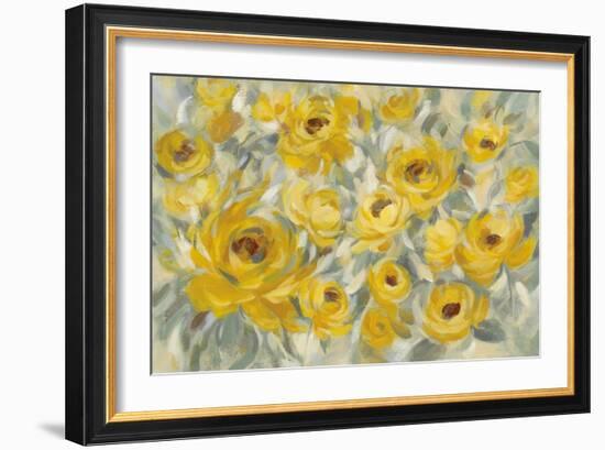 Yellow Roses-Silvia Vassileva-Framed Art Print