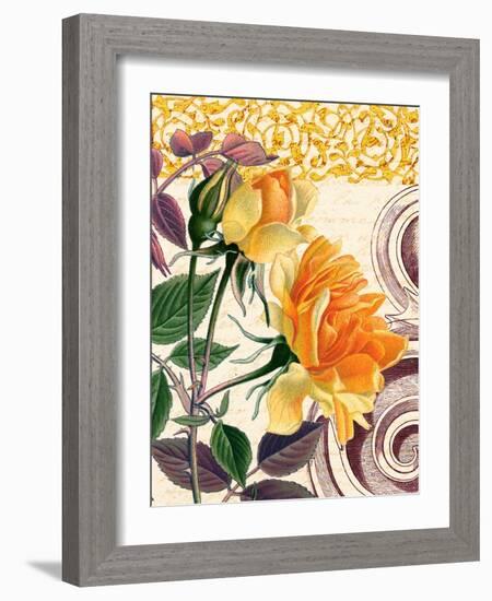 Yellow Roses-Piddix-Framed Art Print