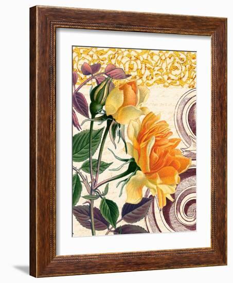 Yellow Roses-Piddix-Framed Art Print