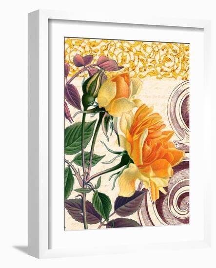 Yellow Roses-Piddix-Framed Art Print