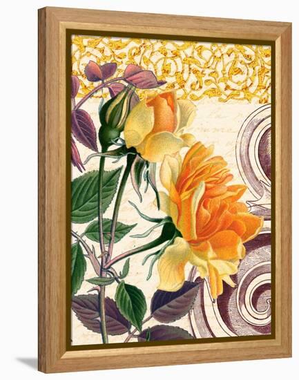 Yellow Roses-Piddix-Framed Stretched Canvas