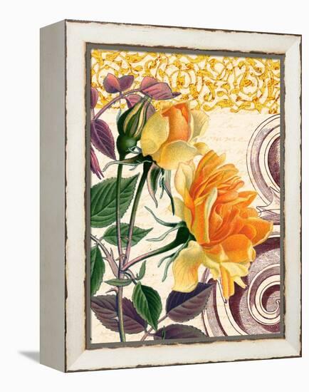 Yellow Roses-Piddix-Framed Stretched Canvas