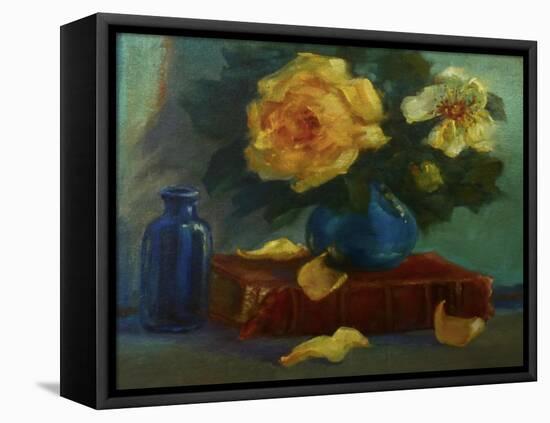 Yellow Roses,-Lee Campbell-Framed Premier Image Canvas