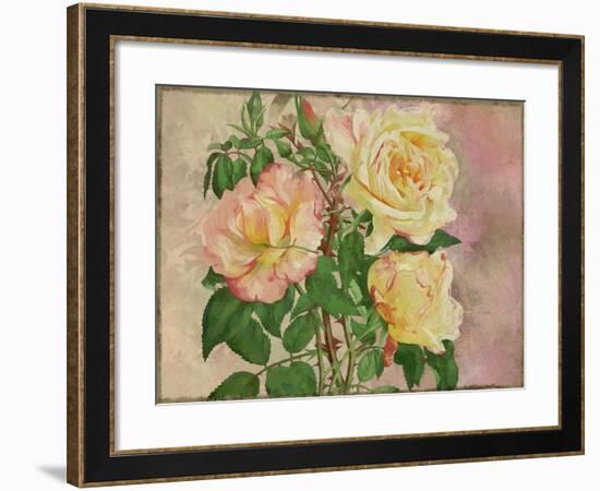 Yellow Roses-Cora Niele-Framed Giclee Print