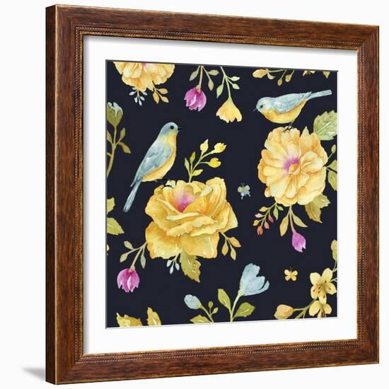 Yellow Roses-Yachal Design-Framed Giclee Print